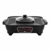 Coupon 🎁 Davis & Waddell 2 in 1 Electric Steamboat Hotpot With Teppanyaki Grill Black DES0486 🎁