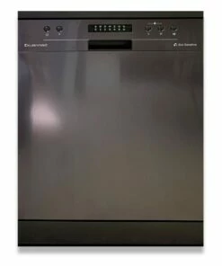 Outlet 👍 Kleenmaid Stainless Steel Free Standing or Built Under Dishwasher Black DW6020XB 🤩