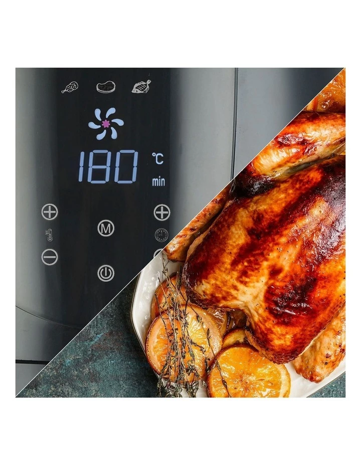 Buy π Kitchen Couture 4.2 Litre Air Fryer Digital Display Black 1400W Healthy Cooker π 2 Buy π Kitchen Couture 4.2 Litre Air Fryer Digital Display Black 1400W Healthy Cooker π - Image 2