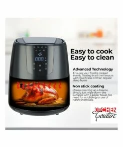 Buy π Kitchen Couture 4.2 Litre Air Fryer Digital Display Black 1400W Healthy Cooker π 10 Buy π Kitchen Couture 4.2 Litre Air Fryer Digital Display Black 1400W Healthy Cooker π -Appliances Sales Store 858077200 4 720x928