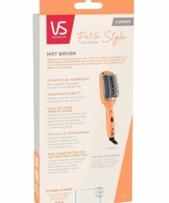 Promo 🌟 VS Sassoon Petite Style Hot Brush Peach VSLE112A 🧨 -Appliances Sales Store 858805300 5 720x928