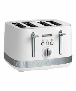 Buy ❤️ Morphy Richards Illumination 4 Slice Toaster White/Black 248021 🎉