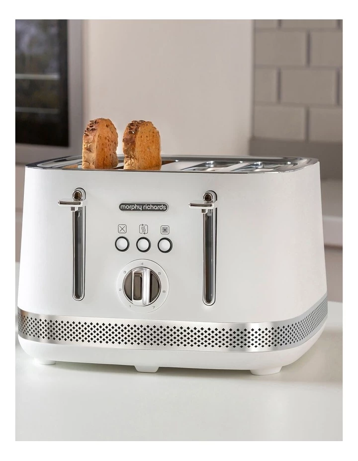 Buy β€οΈ Morphy Richards Illumination 4 Slice Toaster White/Black 248021 π 3 Buy β€οΈ Morphy Richards Illumination 4 Slice Toaster White/Black 248021 π - Image 3