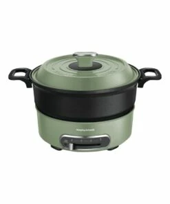Buy ❤️ Morphy Richards Multi Function Round Pot Green MRMP18G ⌛