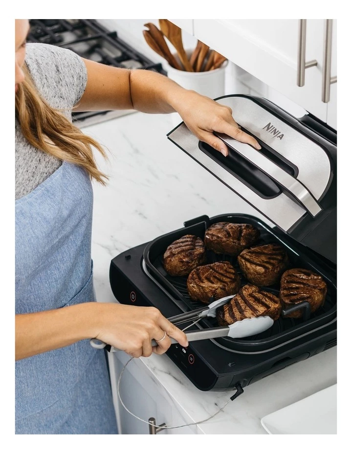 Outlet π Ninja Foodi Smart XL Grill & Air Fryer Black /Stainless Steel AG551 β¨ 6 Outlet π Ninja Foodi Smart XL Grill & Air Fryer Black /Stainless Steel AG551 β¨ - Image 6