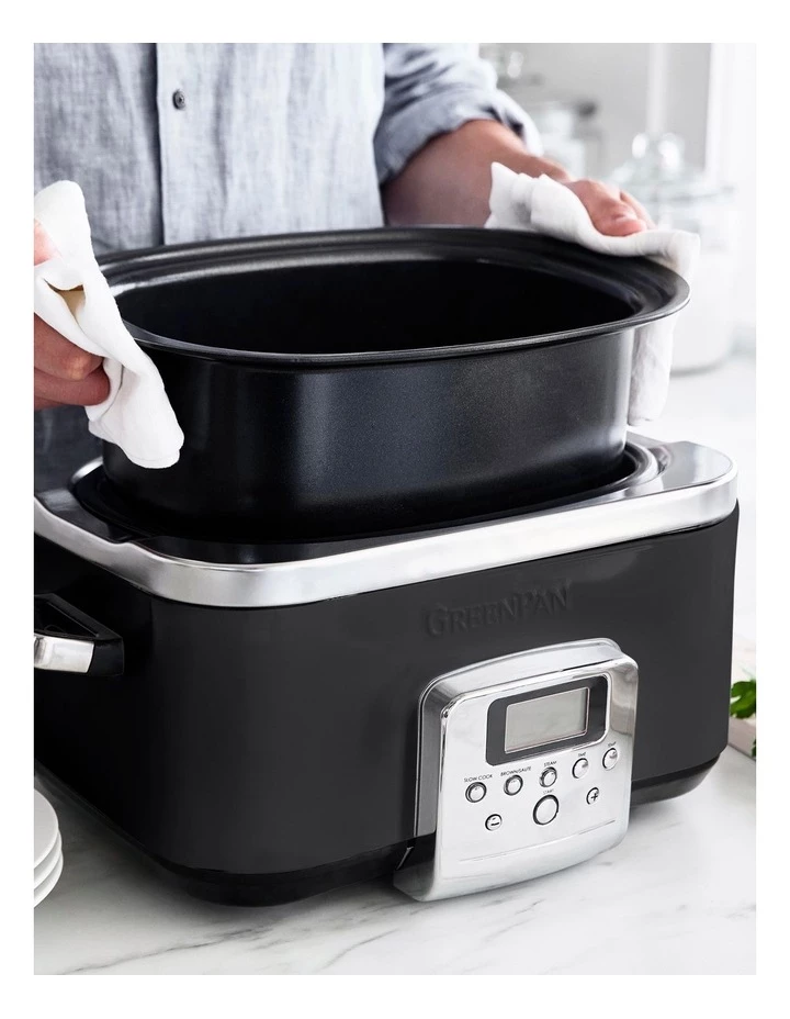 Best Pirce β€οΈ GreenPan 6L Slow Cooker Black CC005723-003 π 4 Best Pirce β€οΈ GreenPan 6L Slow Cooker Black CC005723-003 π - Image 4