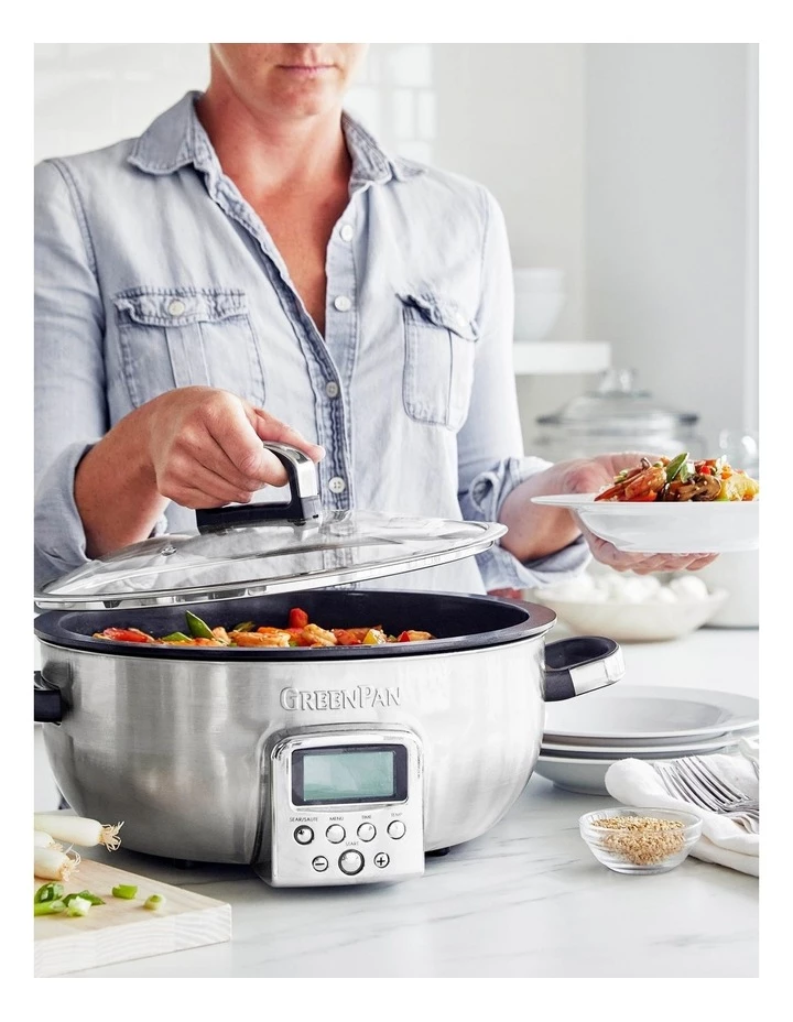 Best Pirce π GreenPan 5.6L Power Pan Stainless Steel CC005726-003 π 2 Best Pirce π GreenPan 5.6L Power Pan Stainless Steel CC005726-003 π - Image 2