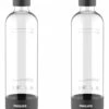 Flash Sale ✔️ Philips Carbonating Bottle 1L Black 2 Pack ⌛