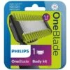 Outlet 🧨 Philips OneBlade Body Kit Replacement Head Black QP610/50 ⌛