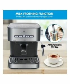 Buy 🛒 Hauffmann Davis Espresso Coffee Machine Automatic Italian Pump Frother HD-CM-2021 🤩 -Appliances Sales Store 869505040 5 720x928