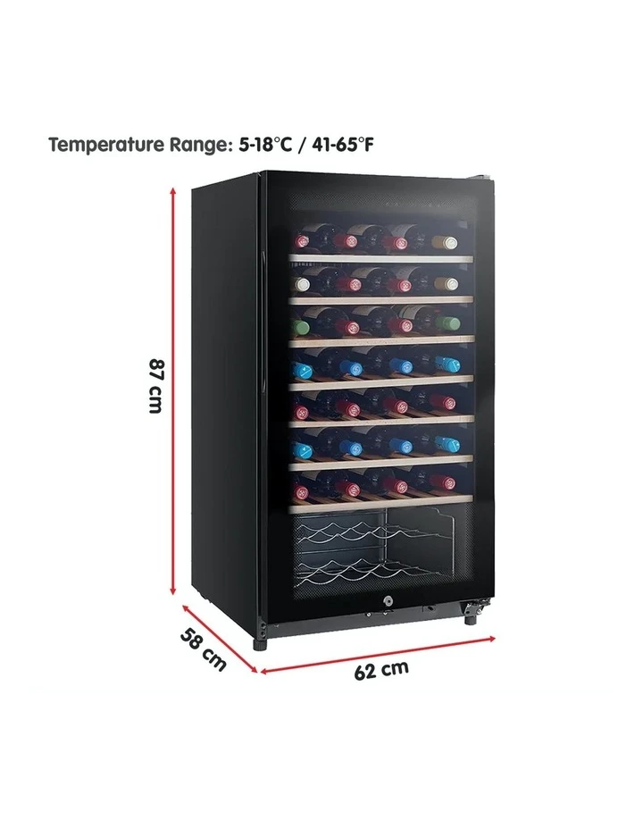 Brand new ❤️ Nordic 45 Bottle Wine Fridge Mini Cooler Chiller Storage WC45 🧨 4 Brand new ❤️ Nordic 45 Bottle Wine Fridge Mini Cooler Chiller Storage WC45 🧨 - Image 4