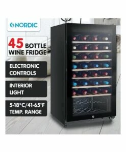 Brand new ❤️ Nordic 45 Bottle Wine Fridge Mini Cooler Chiller Storage WC45 🧨 13 Brand new ❤️ Nordic 45 Bottle Wine Fridge Mini Cooler Chiller Storage WC45 🧨 -Appliances Sales Store 869505310 7 720x928