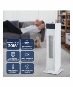 Brand new 👏 Pronti Electric Tower Heater PTC Ceramic 2000W White ✨ -Appliances Sales Store 869505490 6 720x928