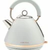 Best Pirce 🧨 Morphy Richards Accents Rose Gold Pyramid Kettle Ocean Grey 102042 ✨