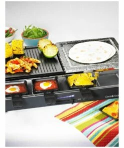 Promo 💯 Davis & Waddell 8 Person Electric Party Grill Black D1516 🧨 -Appliances Sales Store 882627310 5 720x928