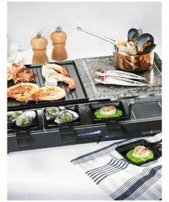 Promo 💯 Davis & Waddell 8 Person Electric Party Grill Black D1516 🧨 -Appliances Sales Store 882627310 6 720x928