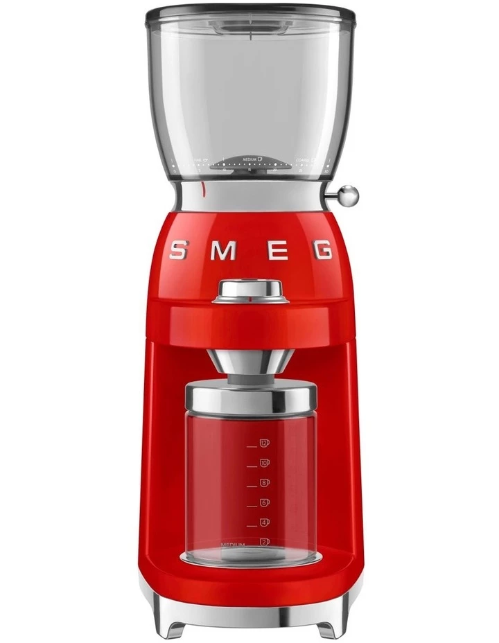 Outlet π Smeg 50's Style Retro Coffee Grinder Red CGF01RDAU π― 1 Outlet π Smeg 50's Style Retro Coffee Grinder Red CGF01RDAU π―