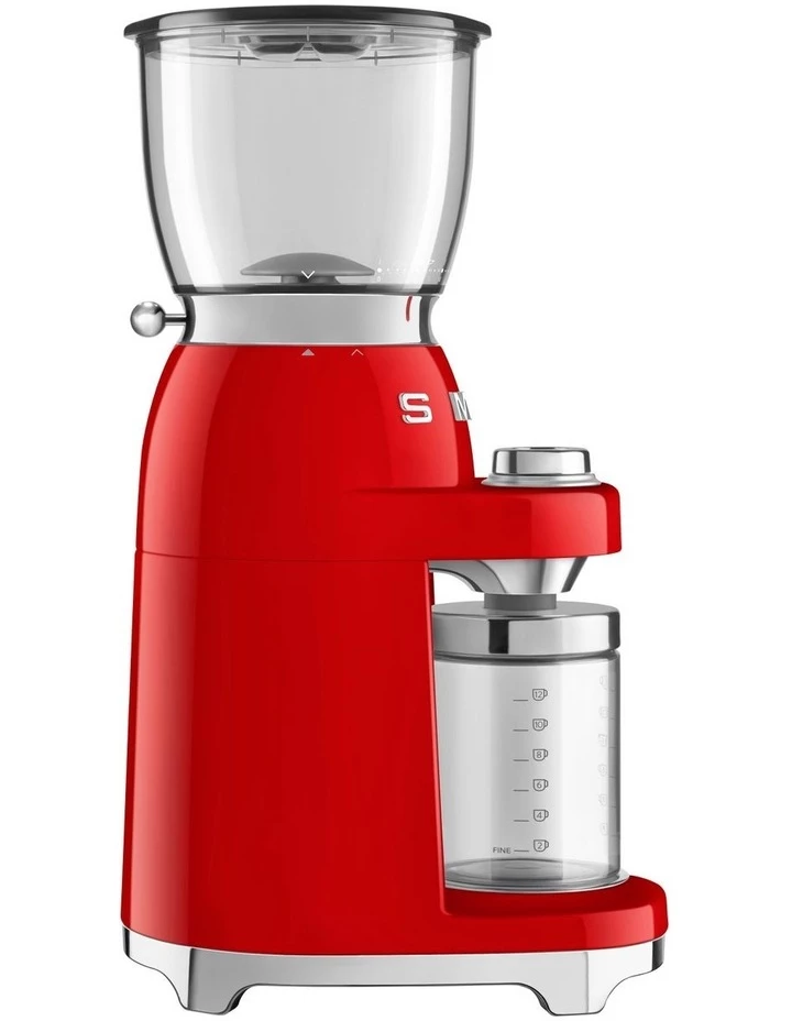 Outlet π Smeg 50's Style Retro Coffee Grinder Red CGF01RDAU π― 3 Outlet π Smeg 50's Style Retro Coffee Grinder Red CGF01RDAU π― - Image 3
