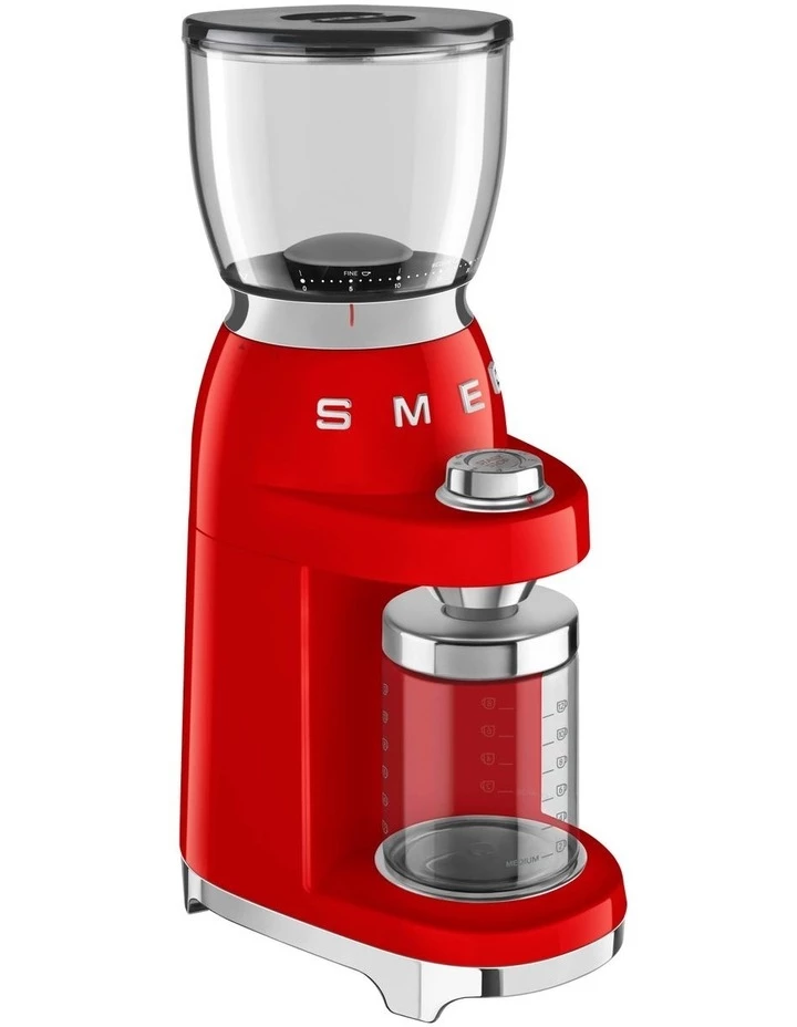 Outlet π Smeg 50's Style Retro Coffee Grinder Red CGF01RDAU π― 4 Outlet π Smeg 50's Style Retro Coffee Grinder Red CGF01RDAU π― - Image 4