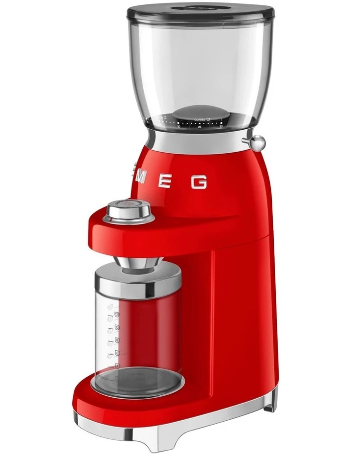 Outlet π Smeg 50's Style Retro Coffee Grinder Red CGF01RDAU π― 5 Outlet π Smeg 50's Style Retro Coffee Grinder Red CGF01RDAU π― - Image 5