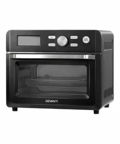 Buy 👏 Devanti 20L Air Fryer Convection Oven Black AF-K-H-5712E-BK 💯