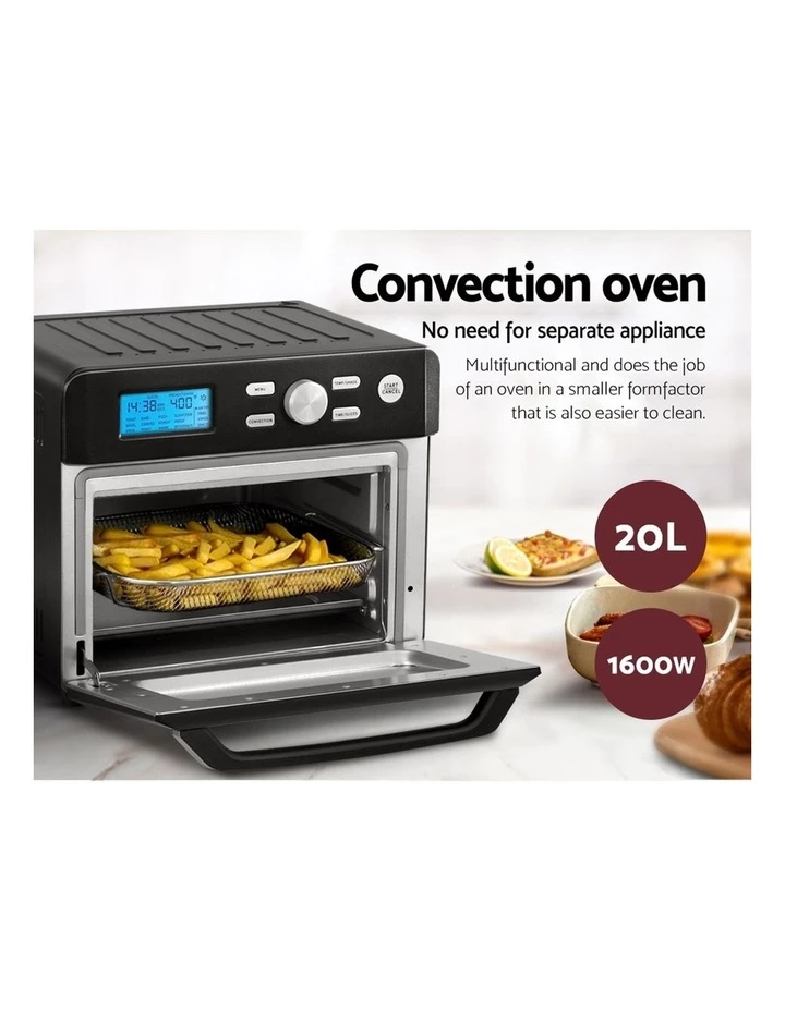 Buy π Devanti 20L Air Fryer Convection Oven Black AF-K-H-5712E-BK π― 7 Buy π Devanti 20L Air Fryer Convection Oven Black AF-K-H-5712E-BK π― - Image 7