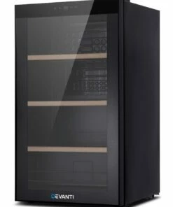 New π Devanti 34 Bottles Wine Cooler Fridge Black WC-34B-BK β