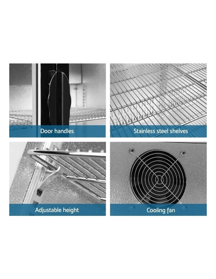 Best deal β Devanti 2 Glass Door Bar Fridge Black BF-E-198L-BK π 7 Best deal β Devanti 2 Glass Door Bar Fridge Black BF-E-198L-BK π - Image 7