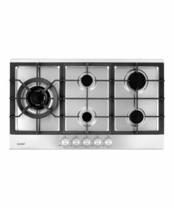 Outlet 🔥 Comfee 5 Burner Gas Cooktop Stainless Steel CGH90005S 👍