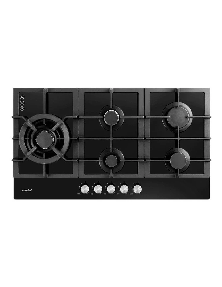 New π Comfee 5 Burner Gas Cooktop Black NG LPG CGH90095G π 1 New π Comfee 5 Burner Gas Cooktop Black NG LPG CGH90095G π