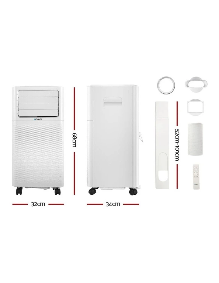Hot Sale π Devanti Portable Air Conditioner 2W White PAC-A-14K-WH π 2 Hot Sale π Devanti Portable Air Conditioner 2W White PAC-A-14K-WH π - Image 2