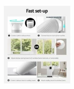 Hot Sale π Devanti Portable Air Conditioner 2W White PAC-A-14K-WH π 13 Hot Sale π Devanti Portable Air Conditioner 2W White PAC-A-14K-WH π -Appliances Sales Store 888630040 7 720x928