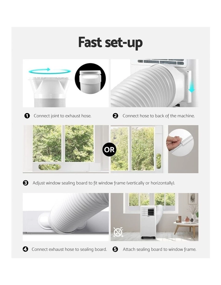 Hot Sale π Devanti Portable Air Conditioner 2W White PAC-A-14K-WH π 7 Hot Sale π Devanti Portable Air Conditioner 2W White PAC-A-14K-WH π - Image 7