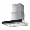 Coupon 🛒 Devanti Range Hood 60cm Glass Kitchen Canopy Stainless Steel 😍