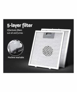 Brand new ✨ Devanti Rangehood Kitchen 900mm Glass Canopy Stainless Steel 🔥 -Appliances Sales Store 888631300 6 720x928