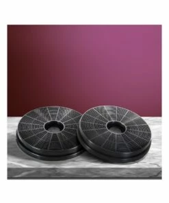 Hot Sale ✔️ Devanti Fixed Carbon Charcoal Filters Replacement For Ductless Range Hood Black ⌛ -Appliances Sales Store 888631390 3 720x928