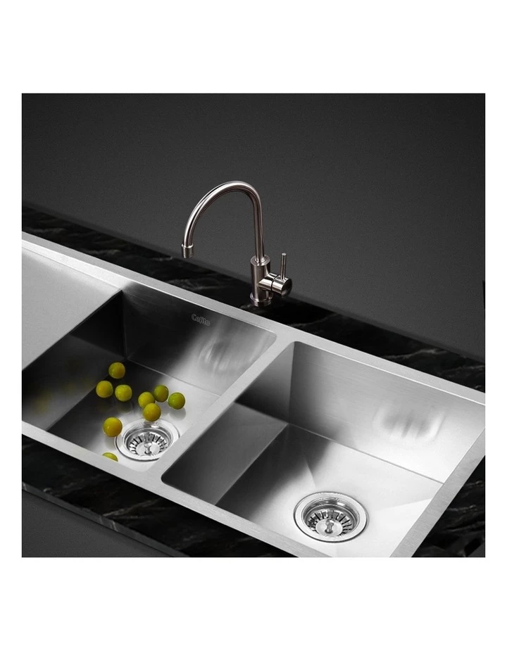 Hot Sale π€© Cefito Stainless Steel Kitchen Sink 111X45CM Silver 𧨠2 Hot Sale π€© Cefito Stainless Steel Kitchen Sink 111X45CM Silver 𧨠- Image 2
