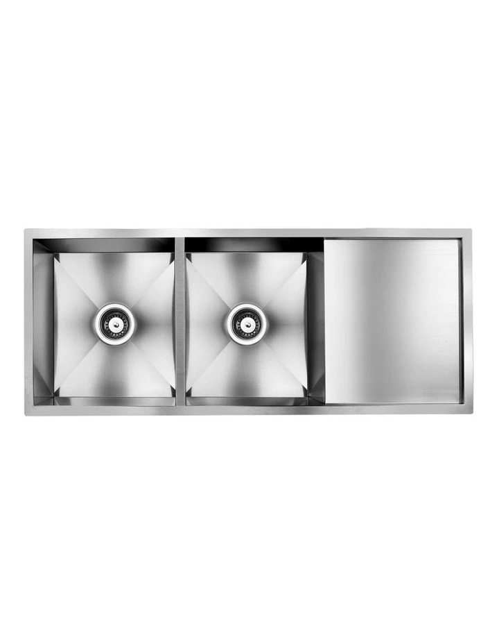 Hot Sale π€© Cefito Stainless Steel Kitchen Sink 111X45CM Silver 𧨠3 Hot Sale π€© Cefito Stainless Steel Kitchen Sink 111X45CM Silver 𧨠- Image 3