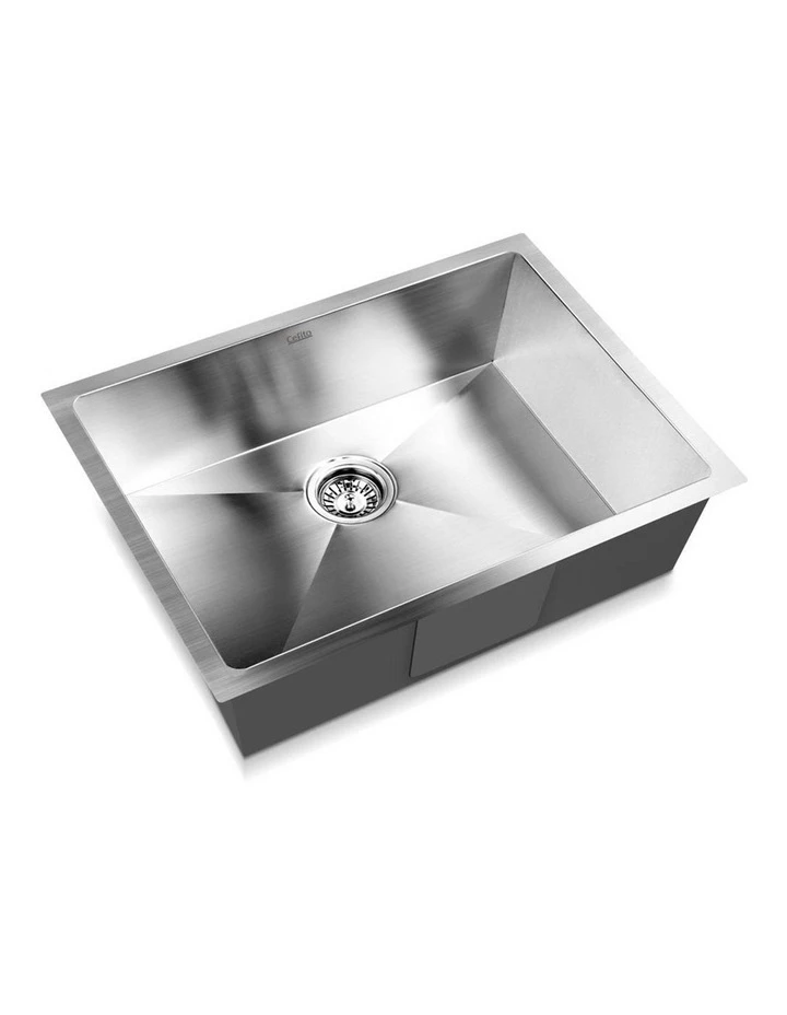 Coupon ✨ Cefito Stainless Steel Kitchen Sink 6X45MM Silver ⌛ 1 Coupon ✨ Cefito Stainless Steel Kitchen Sink 6X45MM Silver ⌛