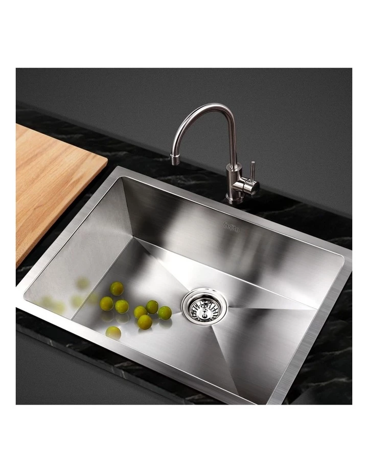 Coupon ✨ Cefito Stainless Steel Kitchen Sink 6X45MM Silver ⌛ 2 Coupon ✨ Cefito Stainless Steel Kitchen Sink 6X45MM Silver ⌛ - Image 2