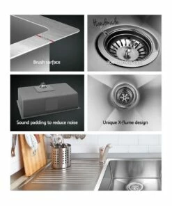 Best reviews of 🧨 Cefito Stainless Steel Kitchen Sink 7X45MM Silver 🔥 -Appliances Sales Store 888633550 7 720x928