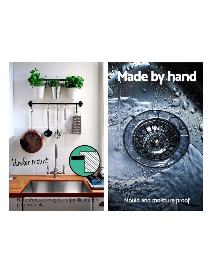 Deals π Cefito Stainless Steel Kitchen Sink 34 77x45mm Silver π 6 Deals π Cefito Stainless Steel Kitchen Sink 34 77x45mm Silver π - Image 6