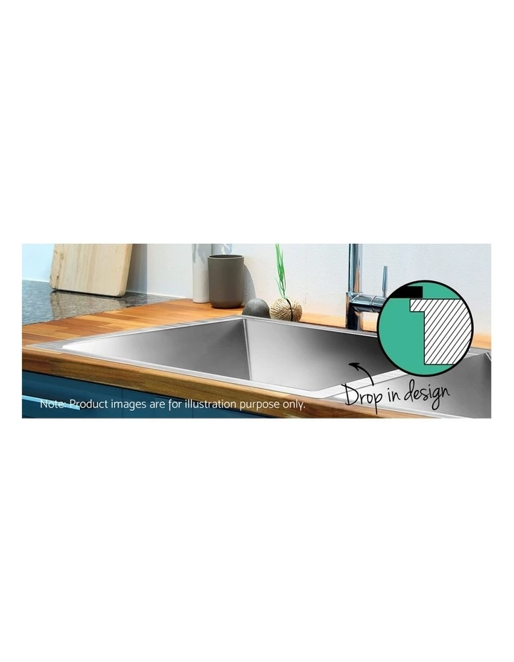 Deals π Cefito Stainless Steel Kitchen Sink 34 77x45mm Silver π 7 Deals π Cefito Stainless Steel Kitchen Sink 34 77x45mm Silver π - Image 7