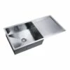 New 🛒 Cefito Stainless Steel Kitchen Sink 96X45MM Silver 💯