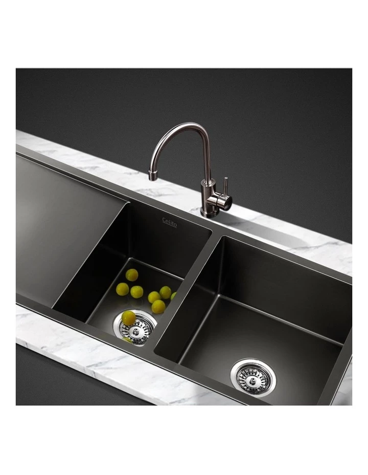Cheapest π Cefito Stainless Steel Kitchen Sink 1X45CM Black π 3 Cheapest π Cefito Stainless Steel Kitchen Sink 1X45CM Black π - Image 3