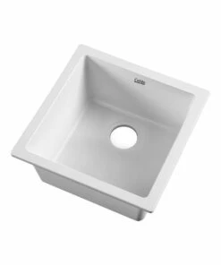 Discount π Cefito Stone Kitchen Sink 450X450MM Granite White β¨