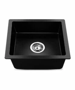Best Sale 🎉 Cefito Stone Kitchen Sink 46X41MM Granite Black ✔️ -Appliances Sales Store 888634360 4 720x928