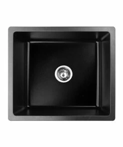 Best Sale 🎉 Cefito Stone Kitchen Sink 46X41MM Granite Black ✔️ -Appliances Sales Store 888634360 5 720x928