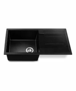 Best Sale ⭐ Cefito Stone Kitchen Sink 86X5MM Granite Black ⌛ 10 Best Sale ⭐ Cefito Stone Kitchen Sink 86X5MM Granite Black ⌛ -Appliances Sales Store 888634720 4 720x928
