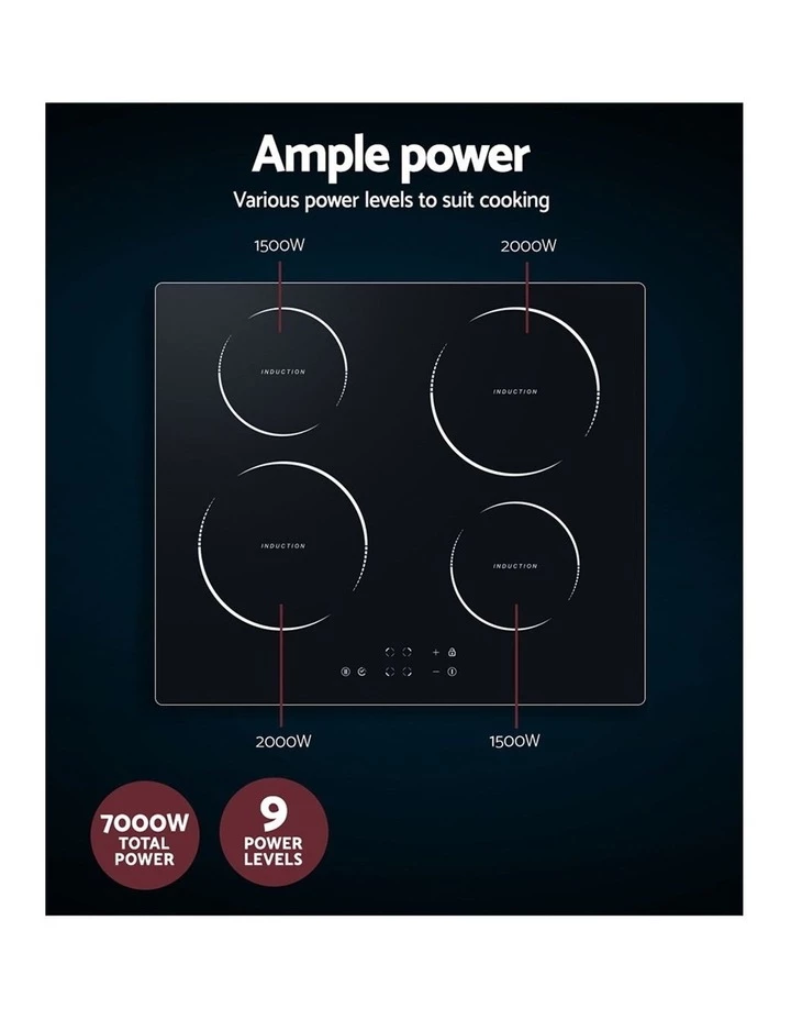 Cheap π My Plaza Electric Induction Cooktop 60cm CT-IN-B-IF7010 π 5 Cheap π My Plaza Electric Induction Cooktop 60cm CT-IN-B-IF7010 π - Image 5